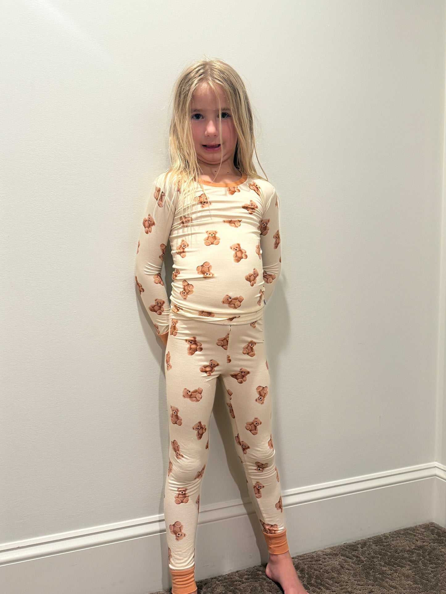 Kids Teddy Bear Pajama Pants