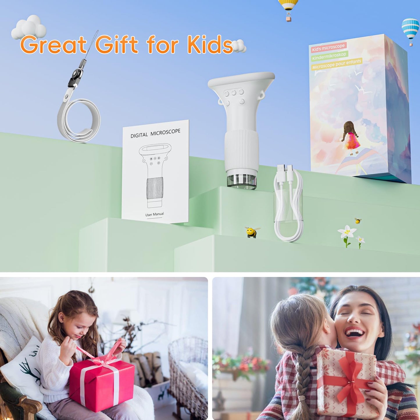 Kids Microscope Fun Gift
