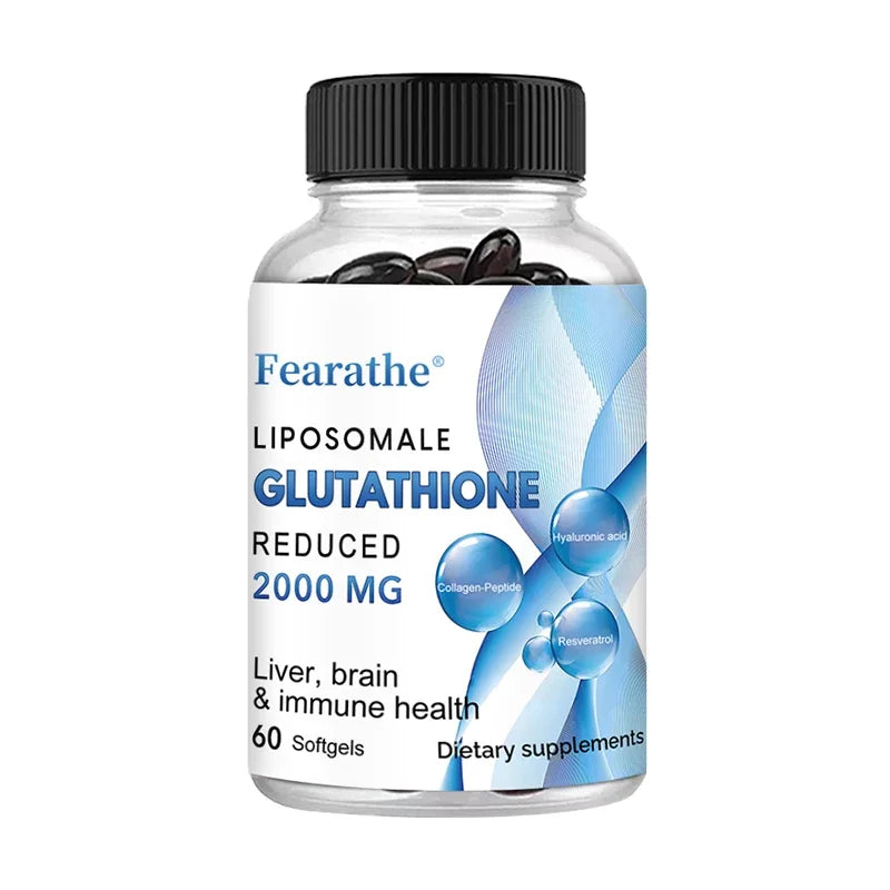 Liposomal Glutathione 2000 mg, Supports Brain Health, Immune System, Liver Health and Skin, Antioxidant