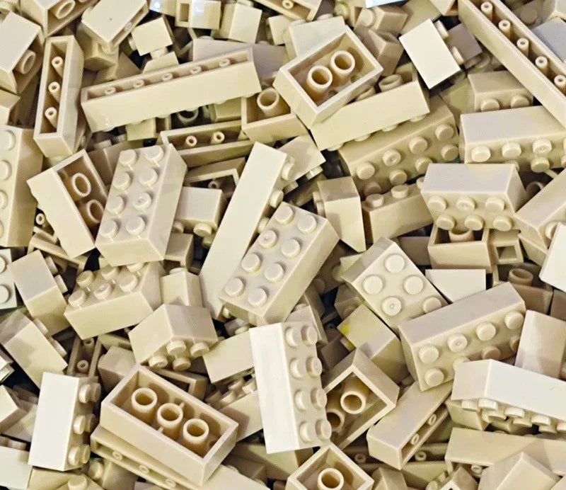 120Pcs Building Blocks Bulk Lot Pack Sorted By Color Bricks Block Plate Toys Small Particles Bulk Compatible Legoeds DIY Kit