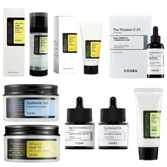 Cosrx Advanced Snail skincare Set Smoothing Brightening Essence Power Repair Essence Toner Cream Moisturizing Nourishing Product