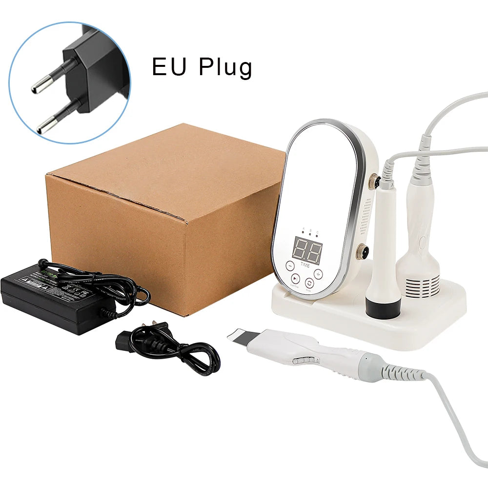 RF Skin Tightener, RF EMS Facial Tension Machine, Wrinkle Massager, Facial Cleansing and Exfoliating Care Beauty Tools Ultrasoni