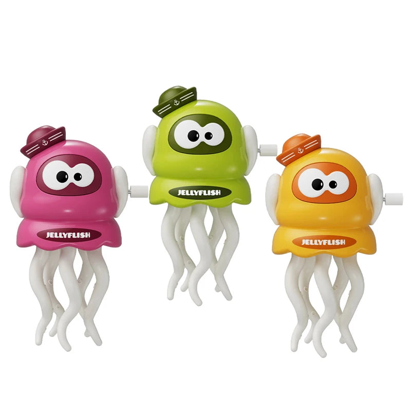 Cute Dancing Jellyfish Wind Up Toy Crawling Moving Animal Funny Fidget Stress Relief Game Creative Decor Novelty Adult Kids Gift