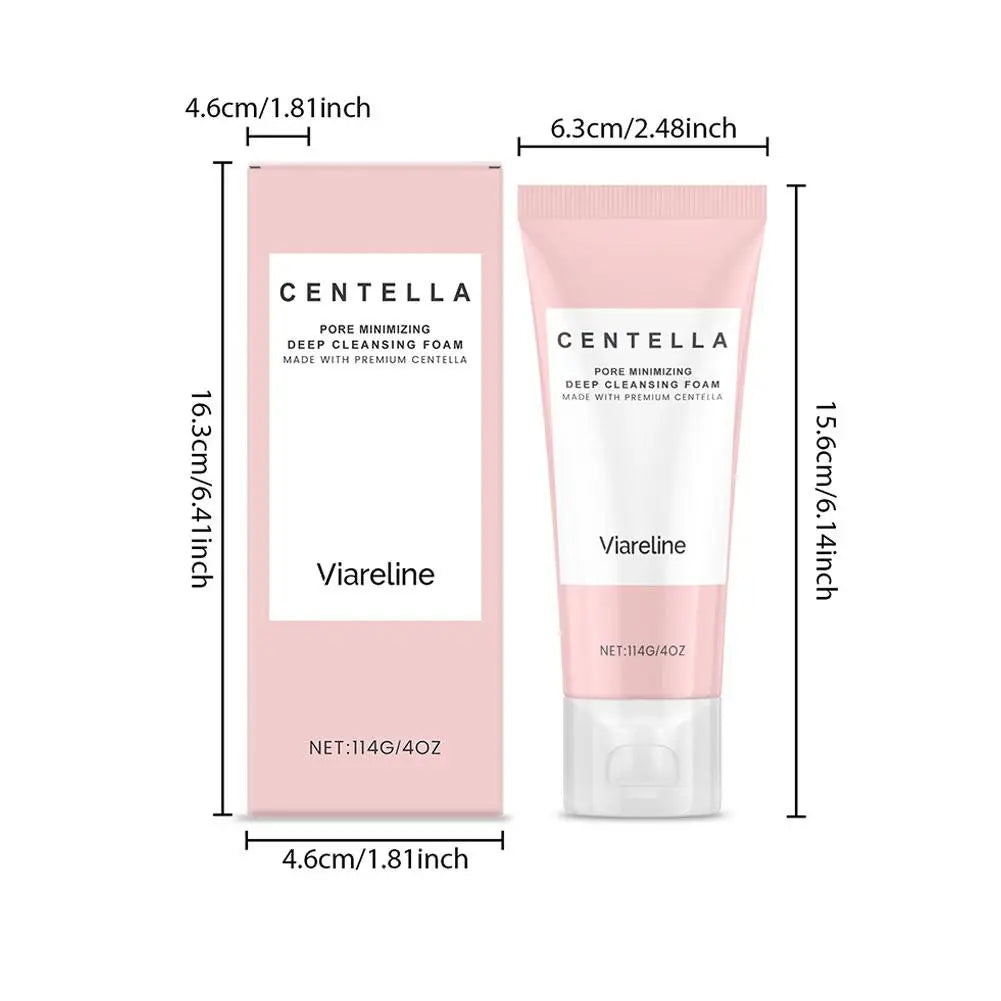 Centella Asiatica Moisturizing Facial Cleanser Deeply Cleanses Facial Skin Repairs Barrier Soothes Sensitive Discomfort Skincare