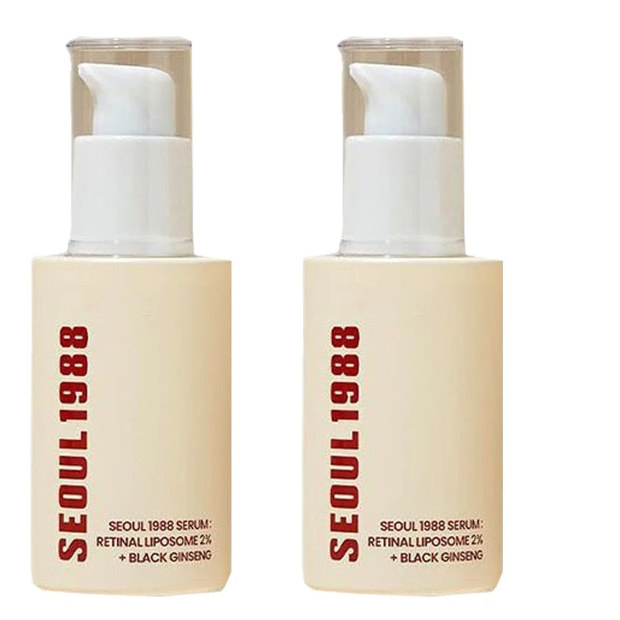 Korean SEOUL 1988 Serum Black Ginseng 2% Nicotinamide Removal Fade Melasma Dark Spots Corrector Soothing and Balancing Skin Care