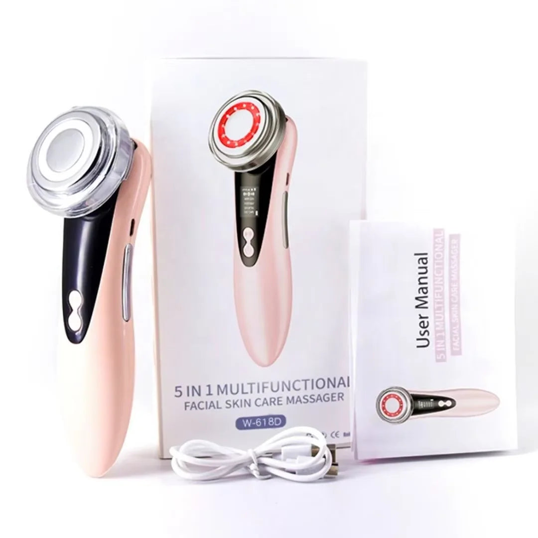 EMS Facial Massager Skin Care Tools 4 in 1 RF Face Lift Multifunction Firm Device Skin Rejuvenation Wrinkle Removal