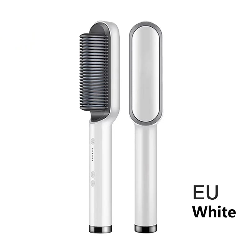Hair Straightener Quick Heated Electric Hot Comb Hair Straightener Professional Negative Ion Hair Care Hairstyle Brush