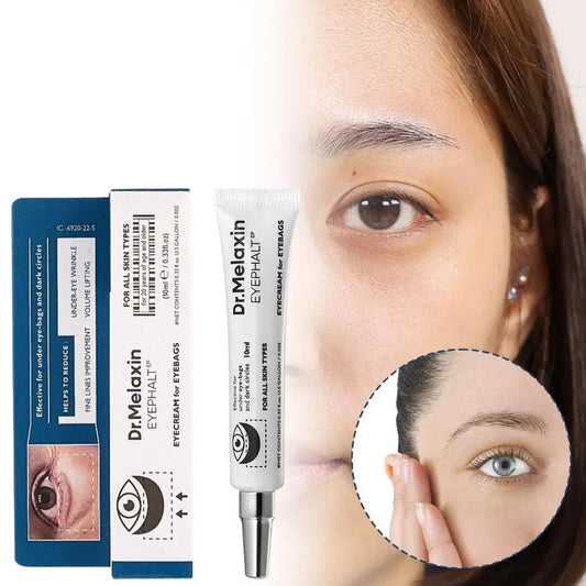Dr.Melaxin Deeply Hydrating Eye Cream - Lightens Dark Circles Smooths Under-Eye Area Firms Lifts Suits Women Skin Care
