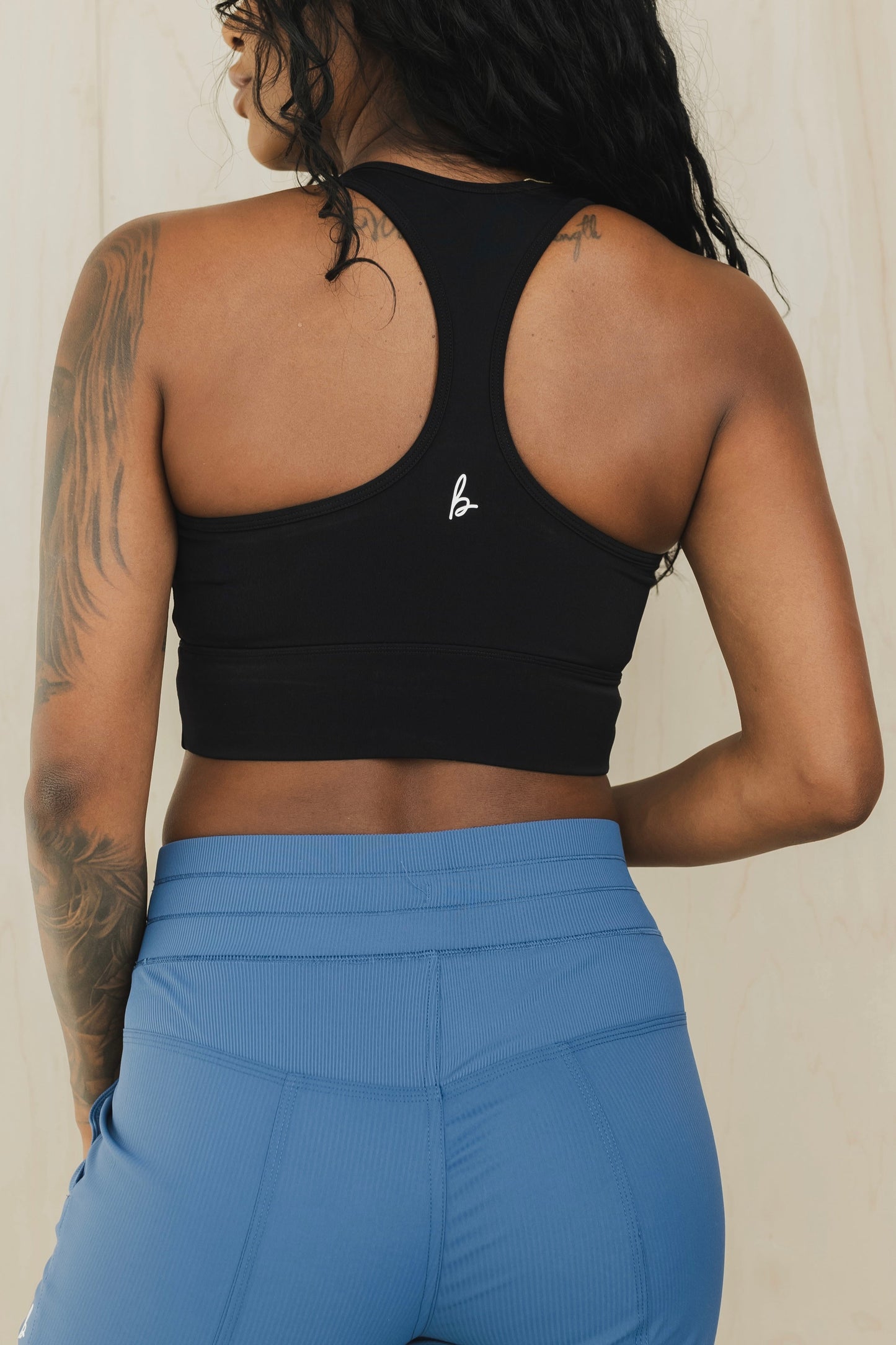 Racerback bra support comfort