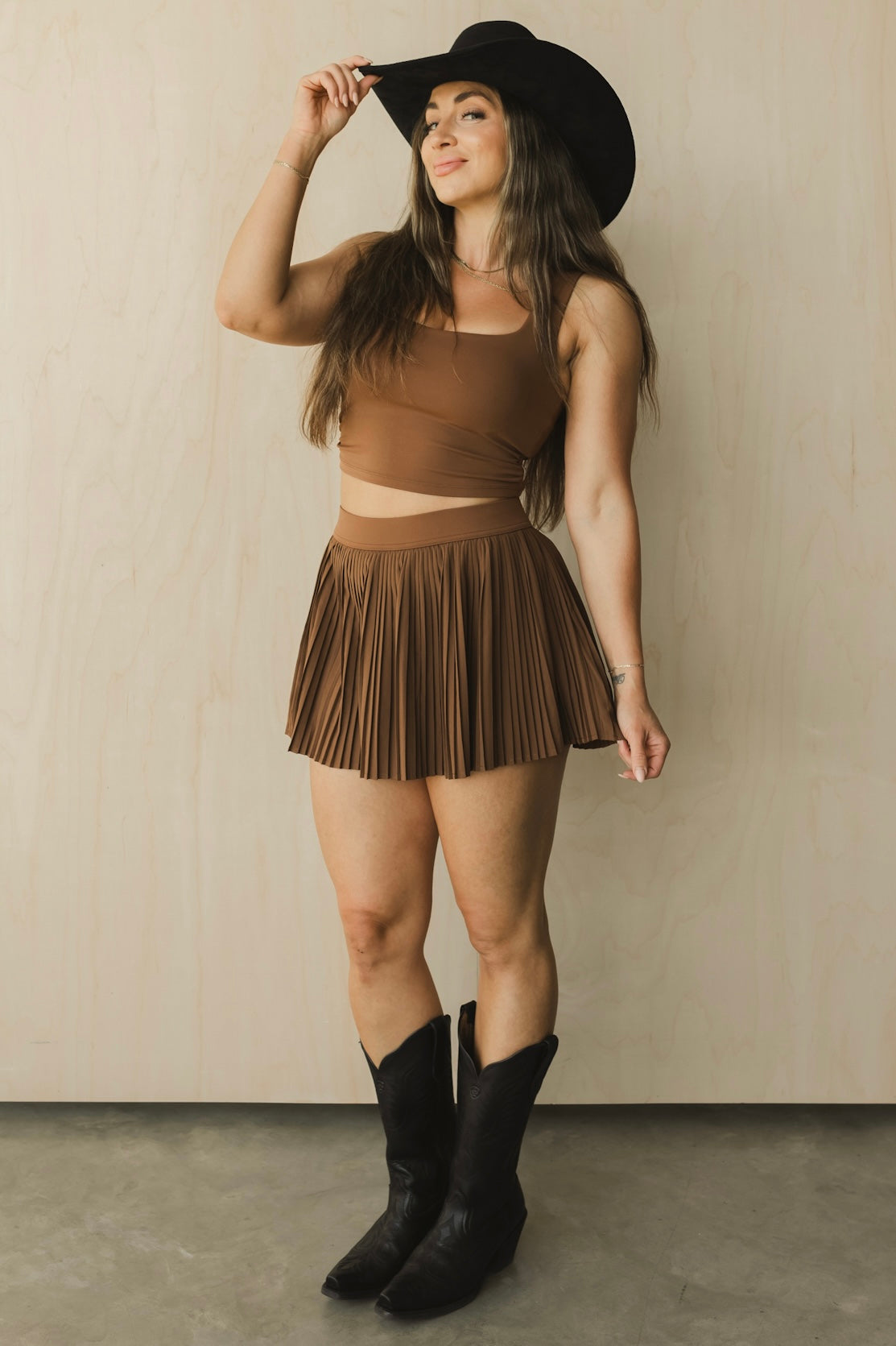 Micro Pleated Skirt