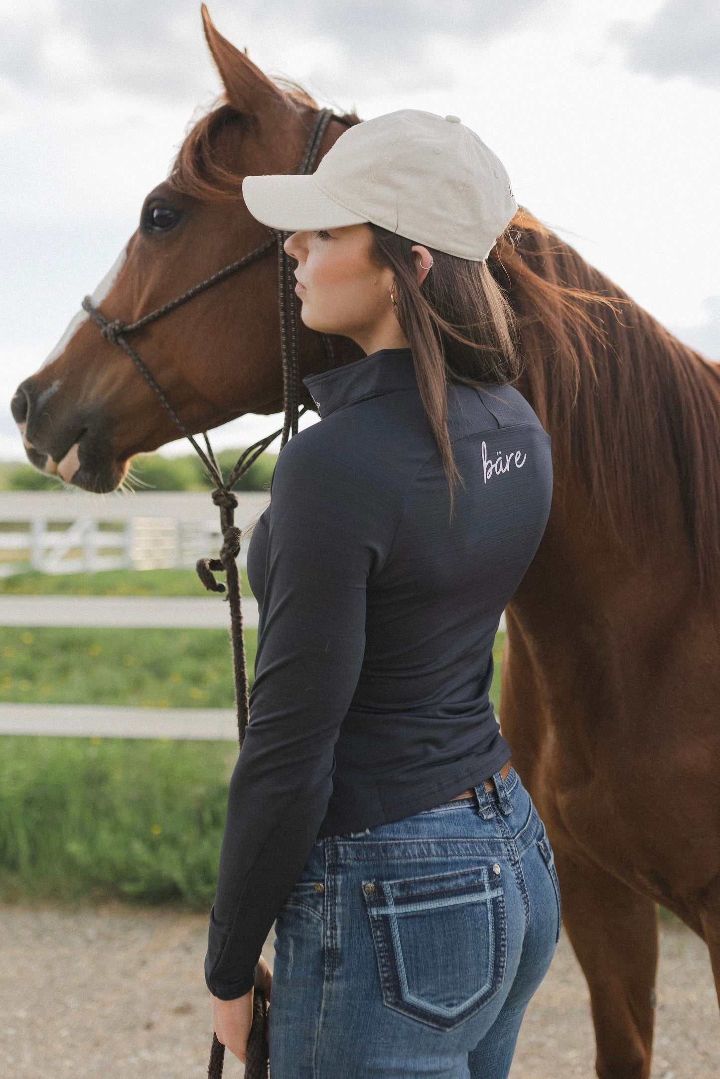 Womens Long Sleeve Zip