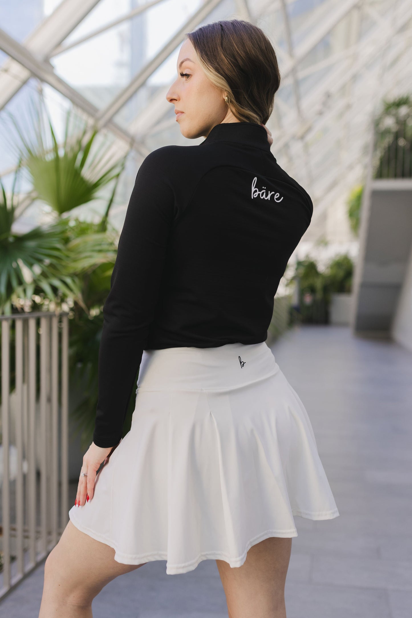 Womens Long Sleeve Zip