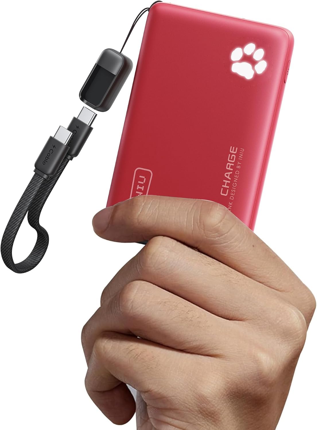 Slim portable charger