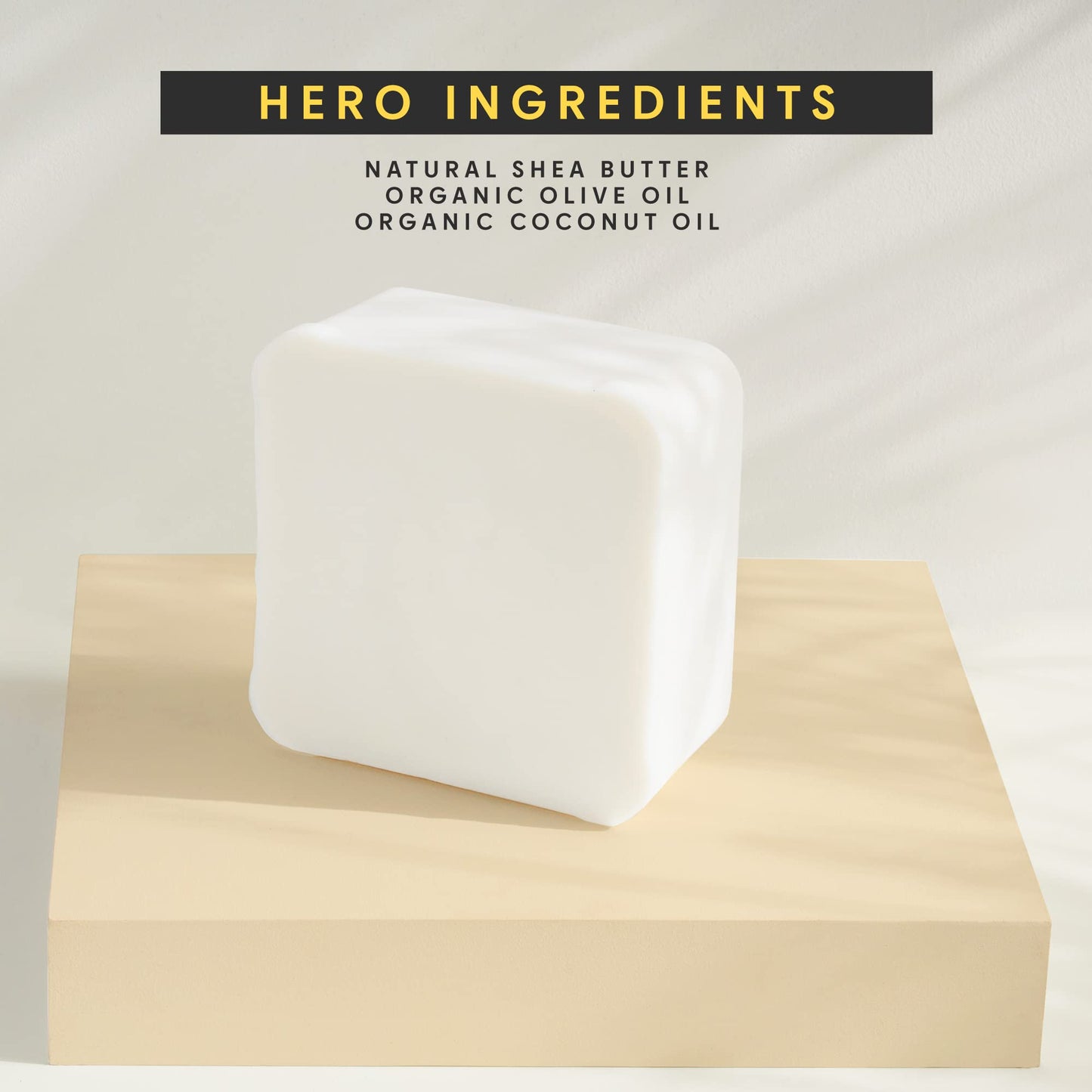 2.2kg (5 Lb) Goats Milk Soap Base - SLS/SLES free, No Palm Oil, Organic Soap Base, Bulk Goat Milk Melt and Pour Soap Base, Natural Soap Base for Soap Making Supplies, Green Soap, Craft Supplies