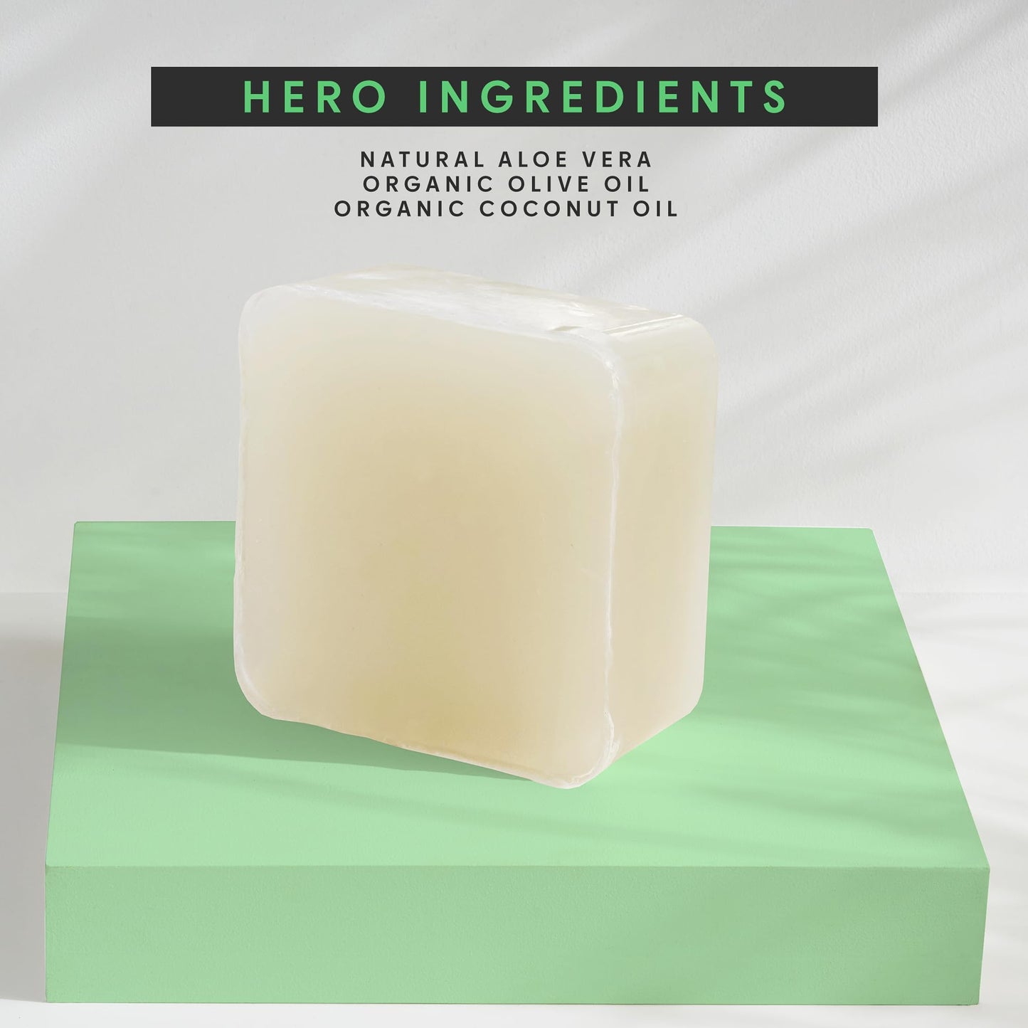 2.2kg (5 Lb) Goats Milk Soap Base - SLS/SLES free, No Palm Oil, Organic Soap Base, Bulk Goat Milk Melt and Pour Soap Base, Natural Soap Base for Soap Making Supplies, Green Soap, Craft Supplies