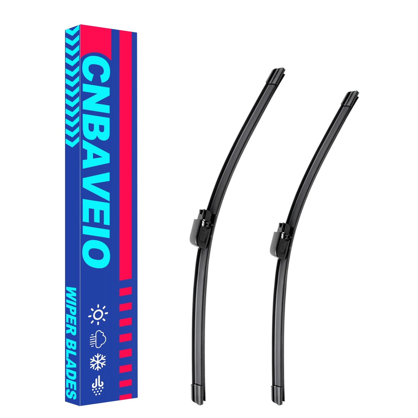 3 Wipers Factory Replacement For Ford Focus 2018 2017 2016 2015 2014 2013 2012 Original Equipment Windshield Wiper Blades Set 28"+28"+12" (Set of 3)