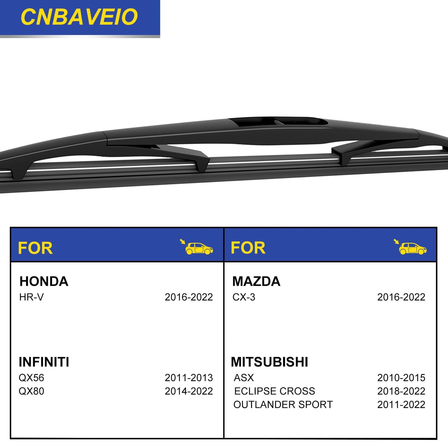 3 Wipers Factory Replacement For Ford Focus 2018 2017 2016 2015 2014 2013 2012 Original Equipment Windshield Wiper Blades Set 28"+28"+12" (Set of 3)