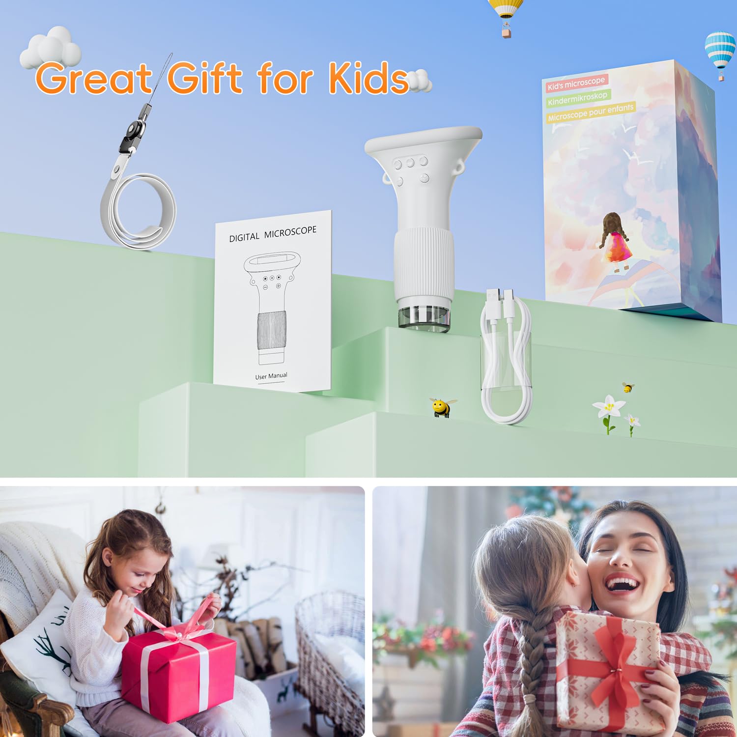Kids Microscope Fun Gift