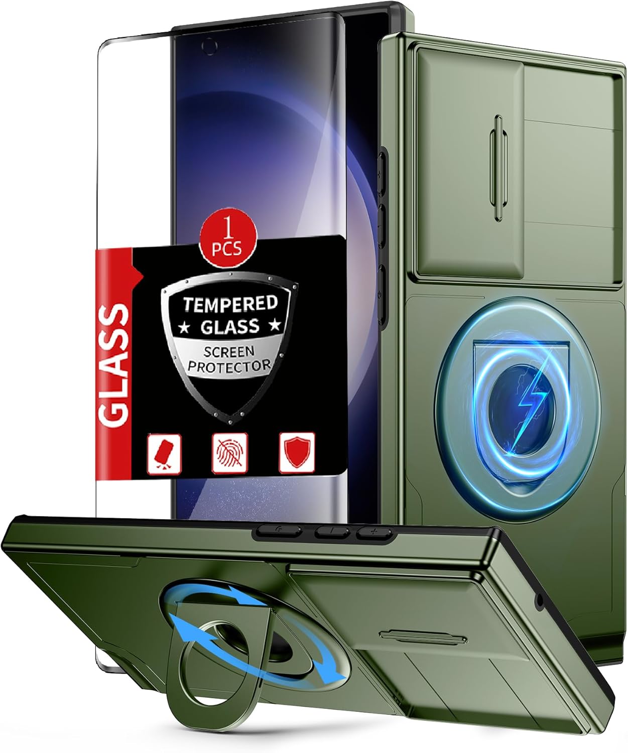 Samsung Galaxy S23 Ultra Case Magnetic Compatible with MagSafe Wireless Charging