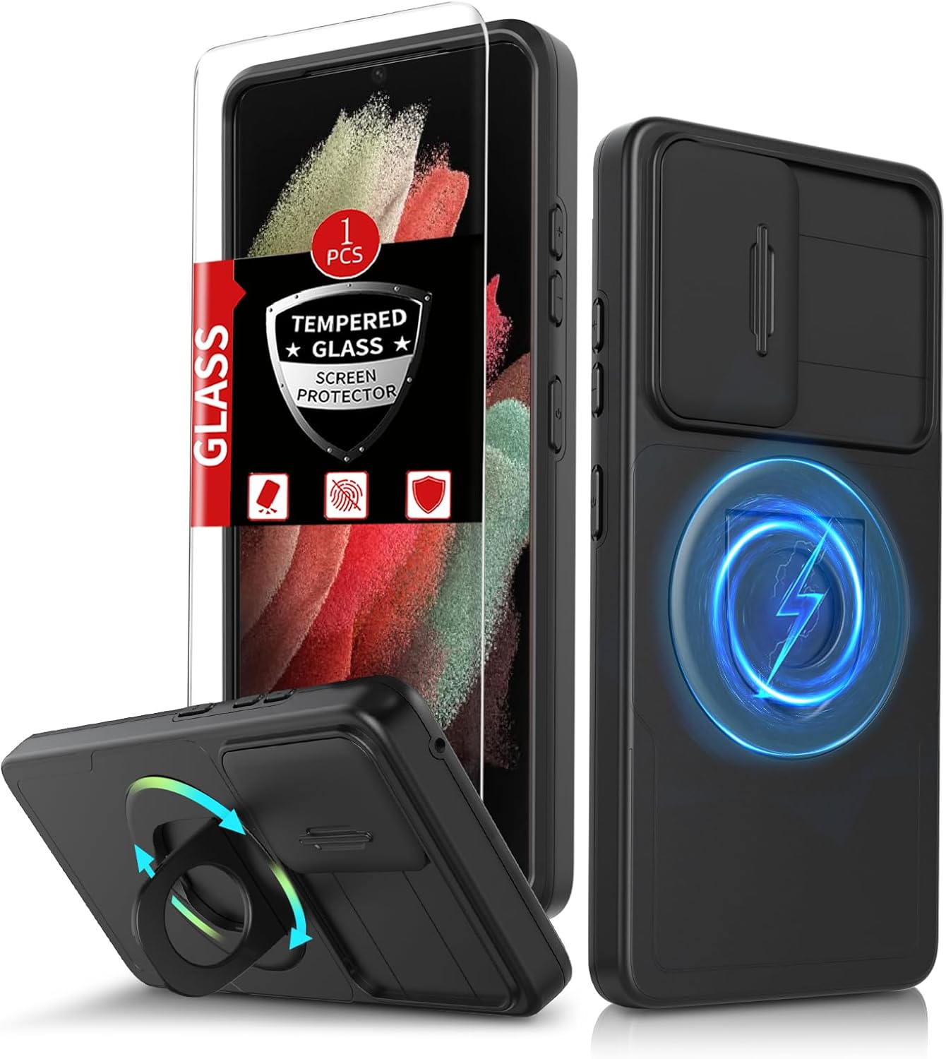 Samsung Galaxy S23 Ultra Case Magnetic Compatible with MagSafe Wireless Charging