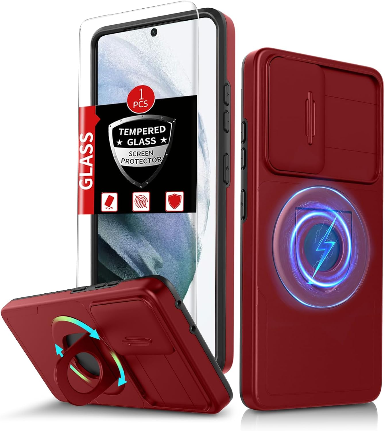 Samsung Galaxy S23 Ultra Case Magnetic Compatible with MagSafe Wireless Charging