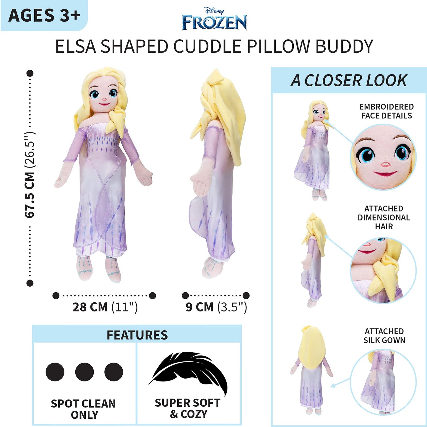 Franco Kids Bedding Plush Cuddle Pillow