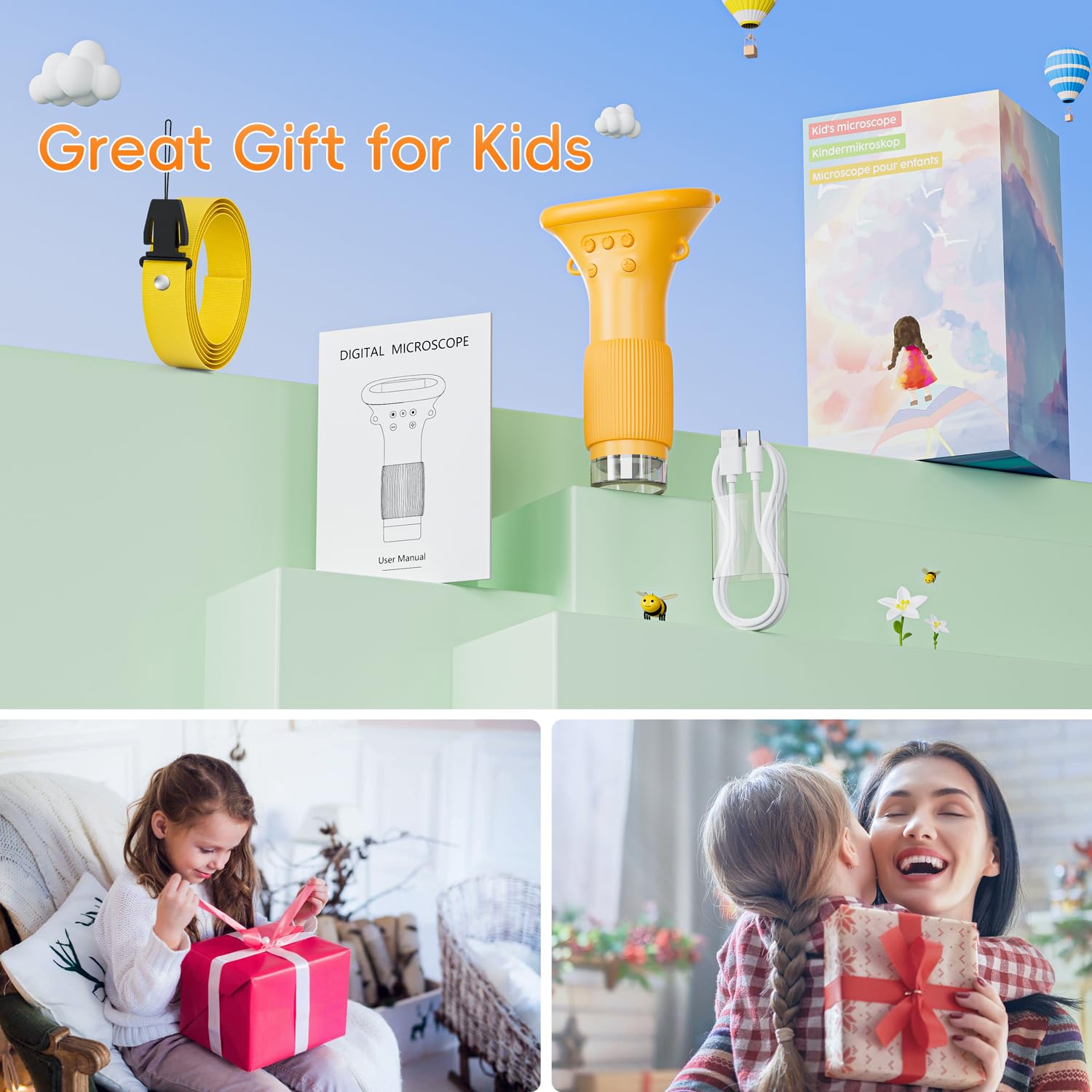 Kids Microscope Fun Gift