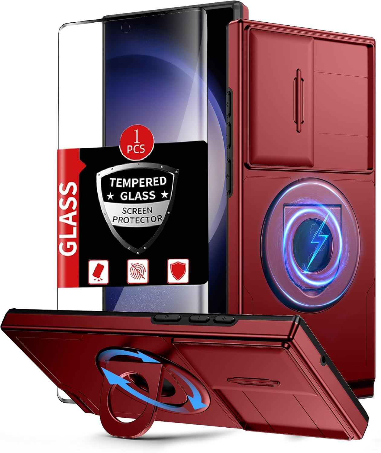 Samsung Galaxy S23 Ultra Case Magnetic Compatible with MagSafe Wireless Charging