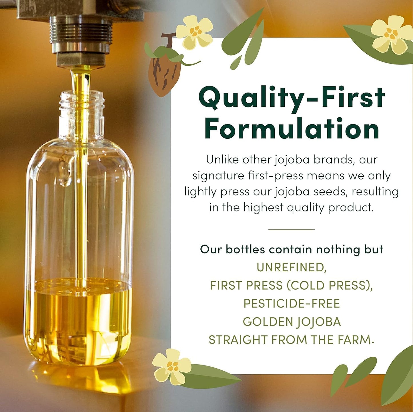 HobaCare Jojoba Oil - 100% Pure