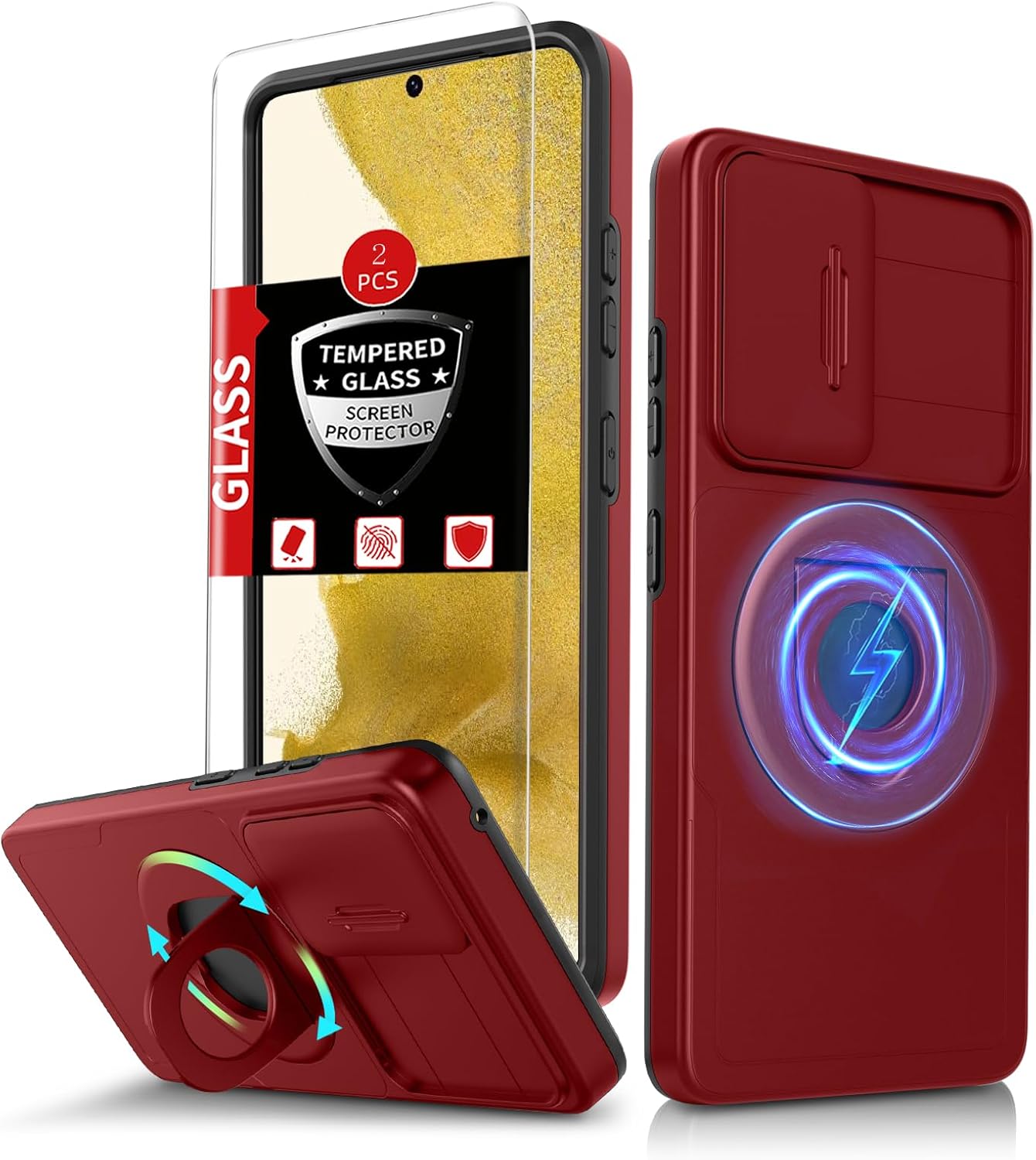 Samsung Galaxy S23 Ultra Case Magnetic Compatible with MagSafe Wireless Charging