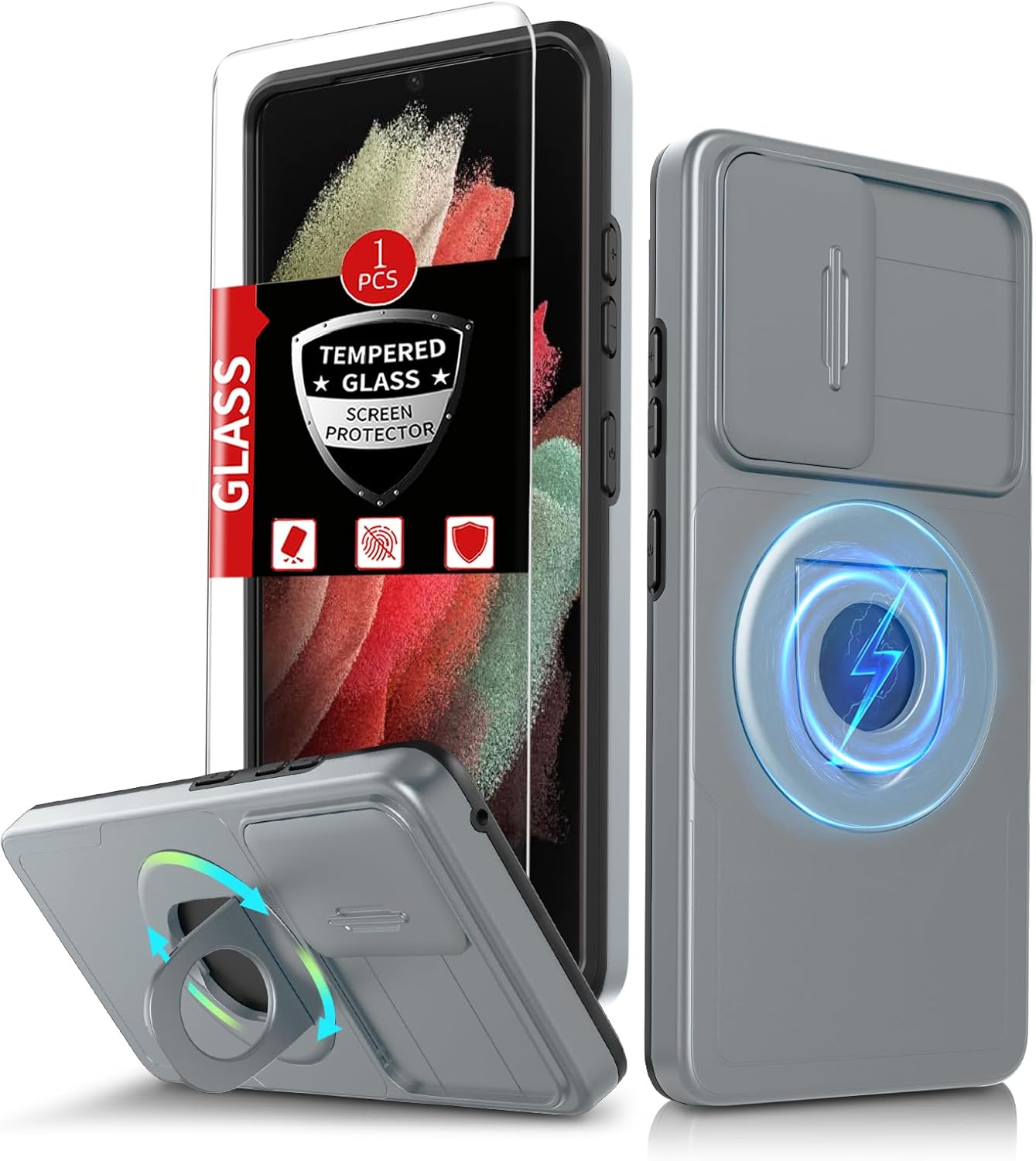 Samsung Galaxy S23 Ultra Case Magnetic Compatible with MagSafe Wireless Charging