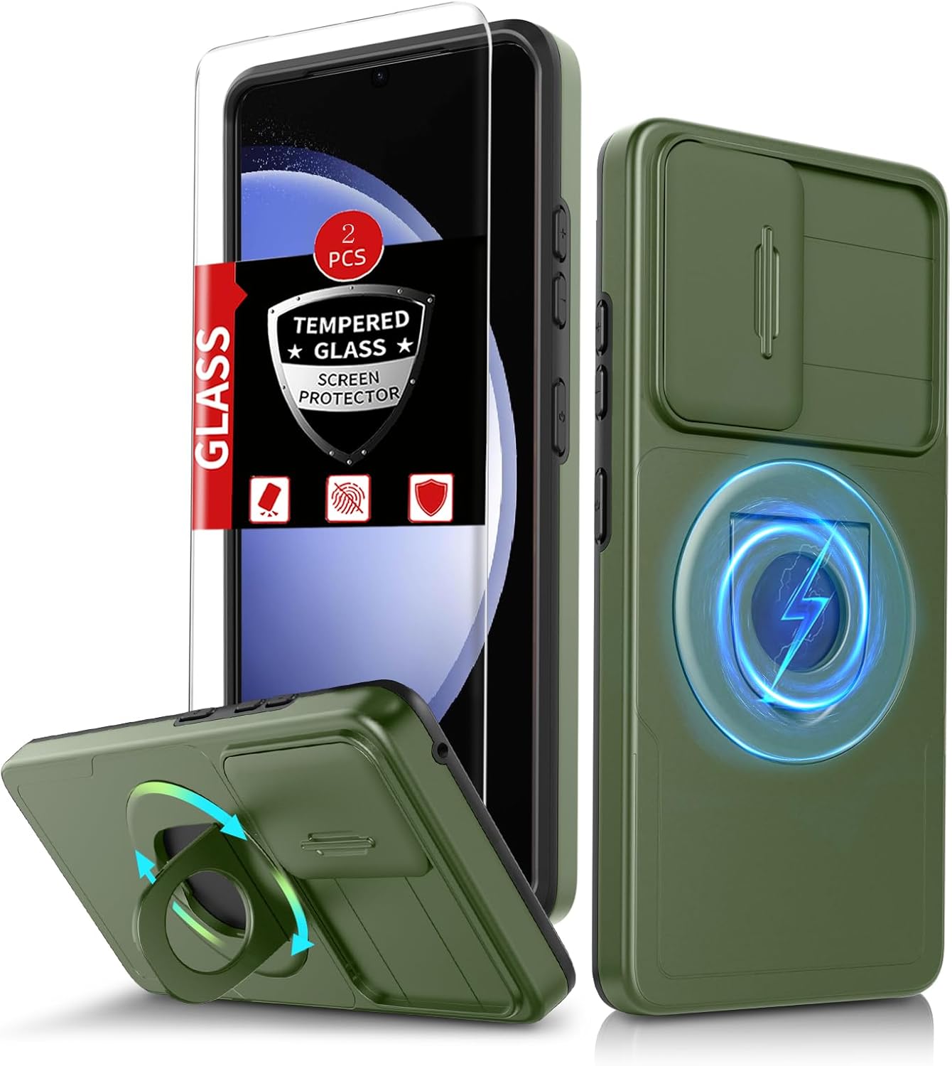 Samsung Galaxy S23 Ultra Case Magnetic Compatible with MagSafe Wireless Charging