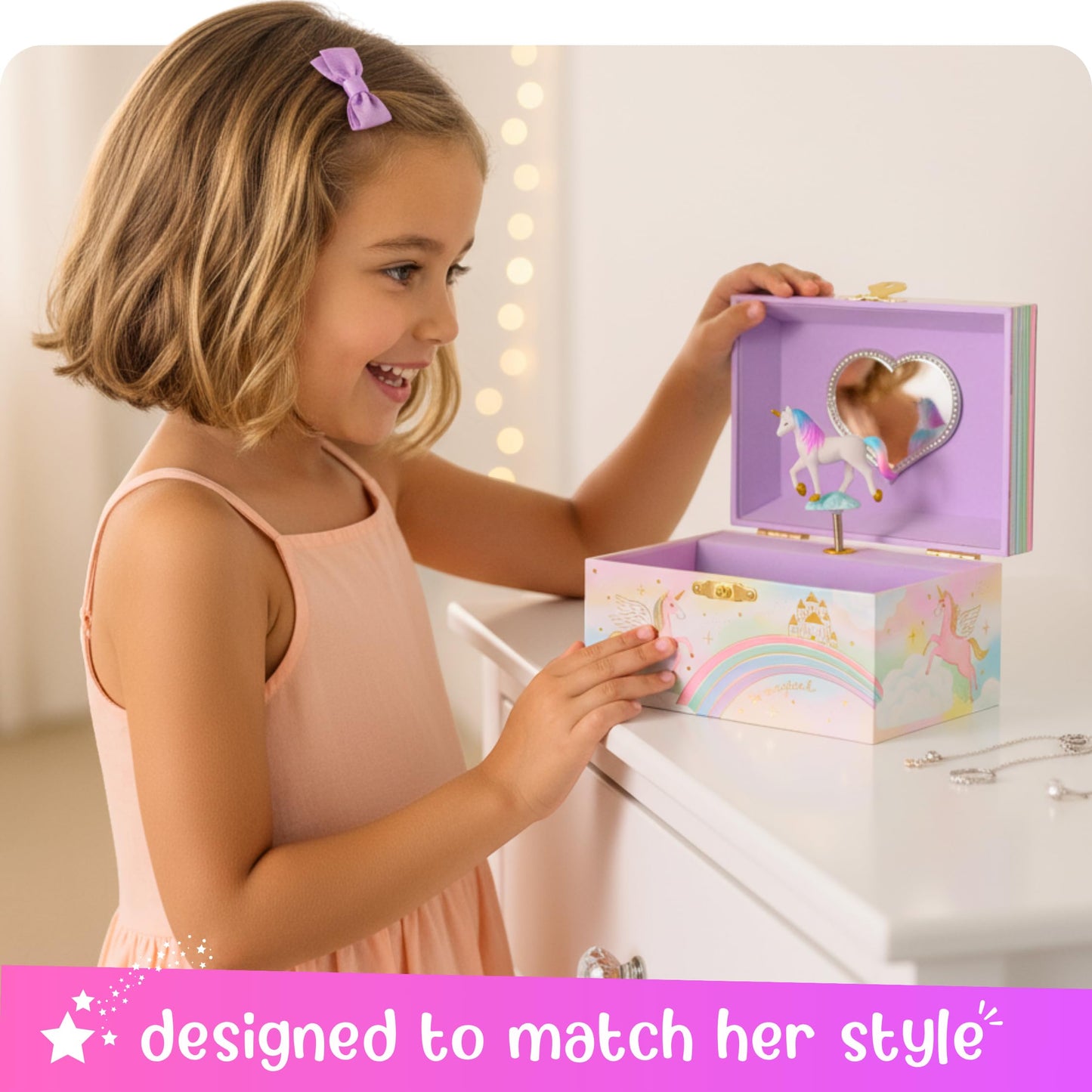 Musical Jewelry Box for Girls