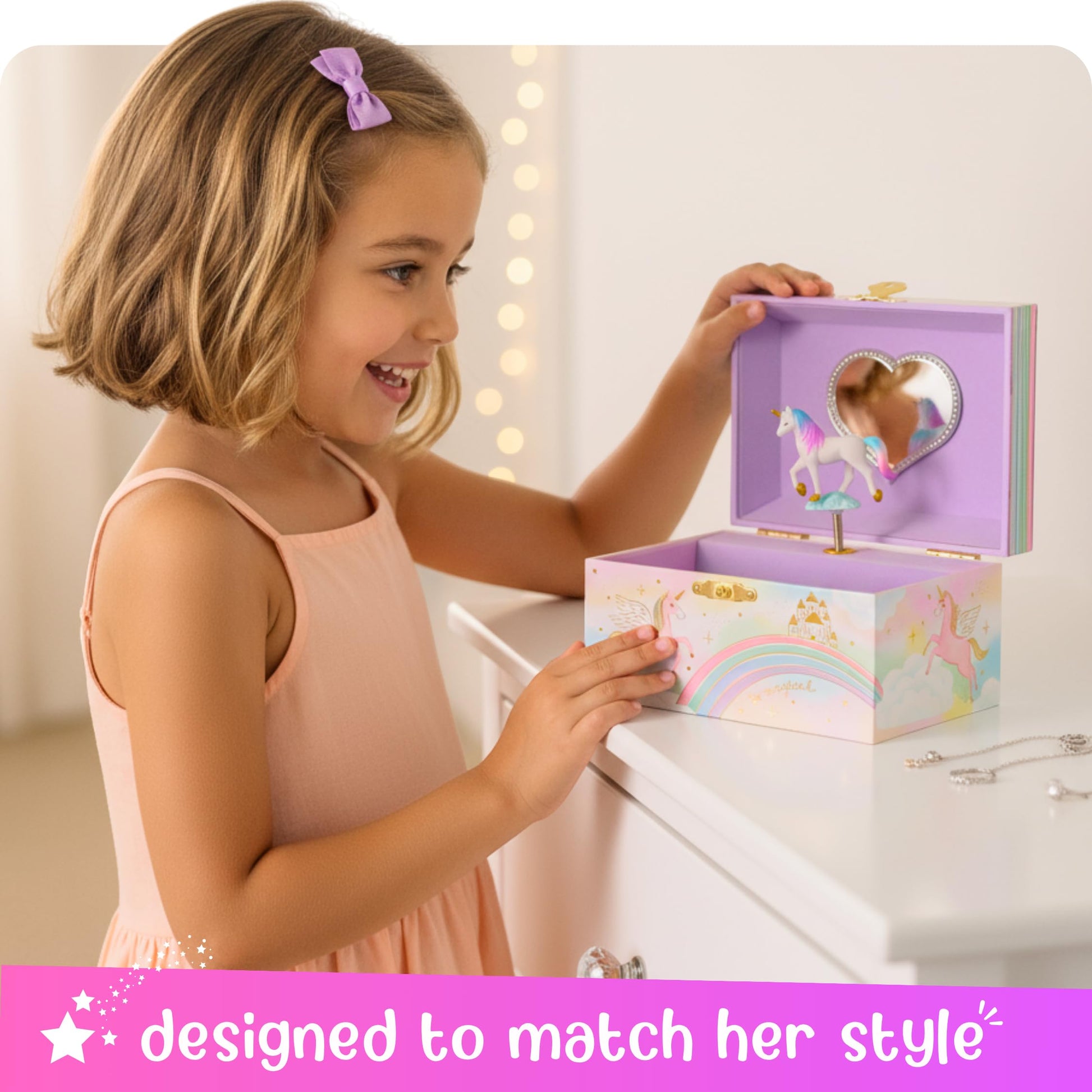 Musical Jewelry Box for Girls