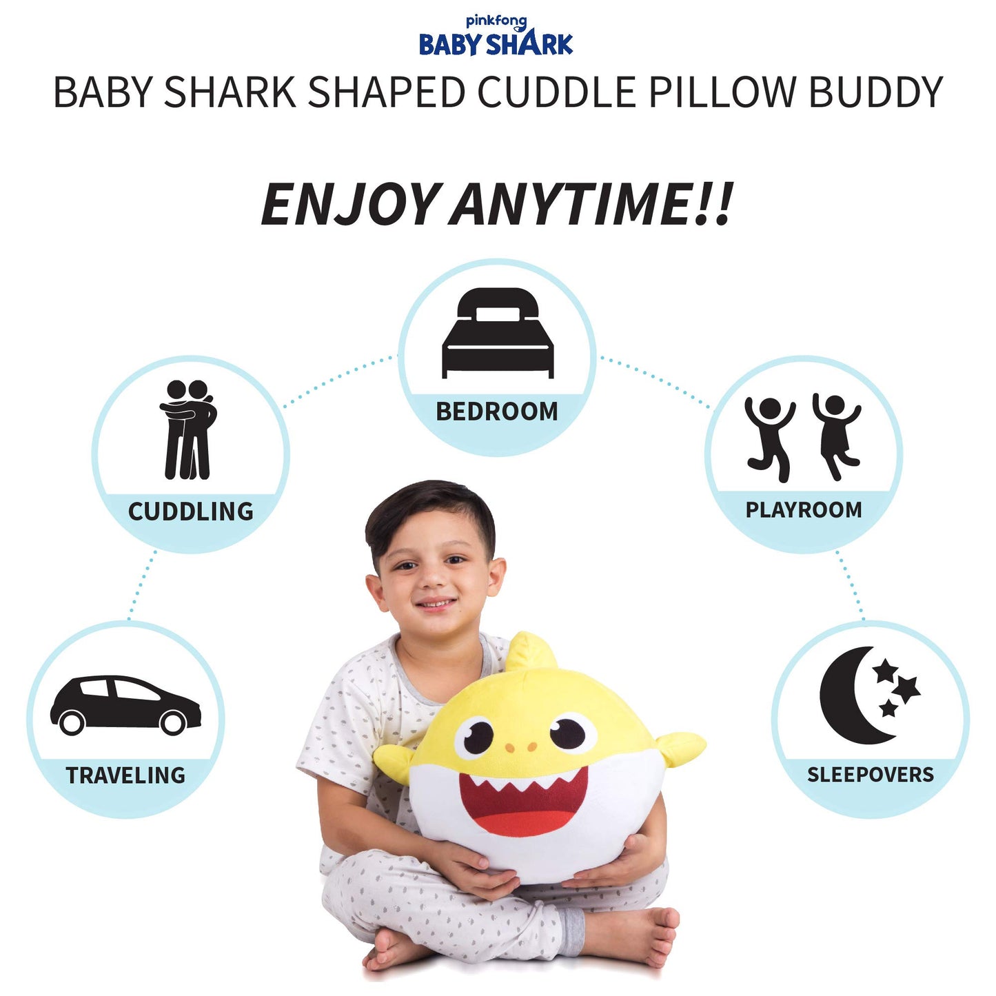 Franco Kids Bedding Plush Cuddle Pillow