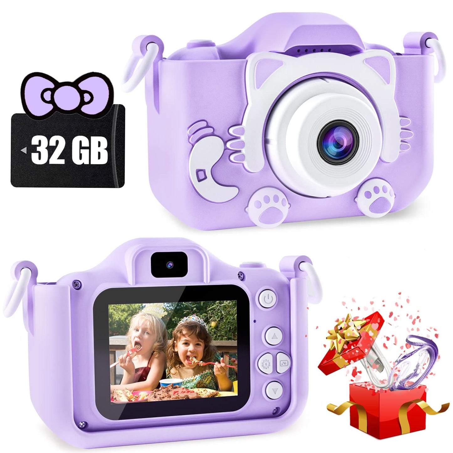 Kids Digital Camera for Toddler with Video