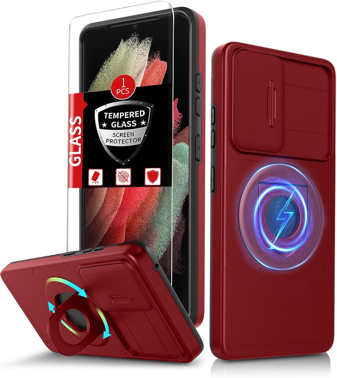 Samsung Galaxy S23 Ultra Case Magnetic Compatible with MagSafe Wireless Charging