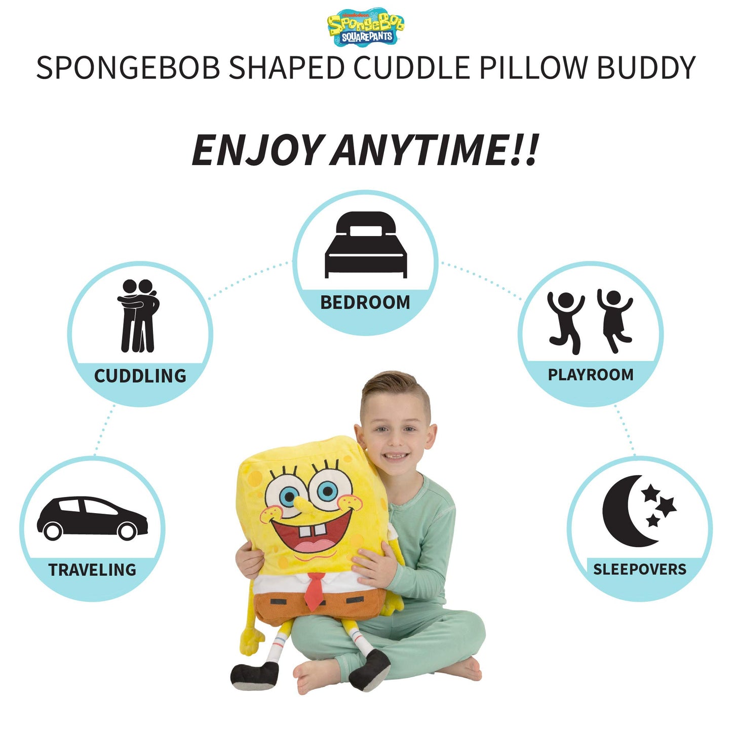 Franco Kids Bedding Plush Cuddle Pillow