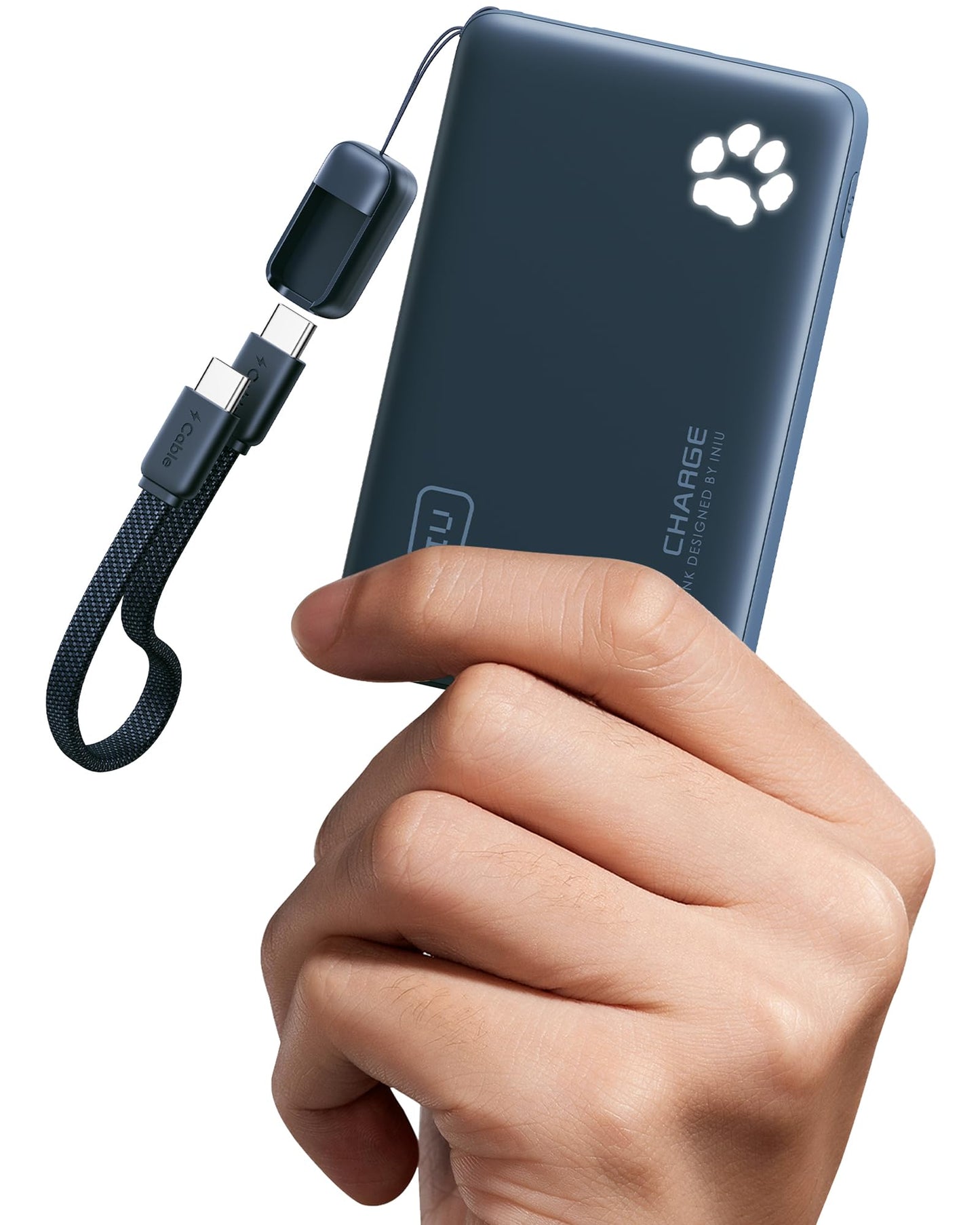 Slim portable charger