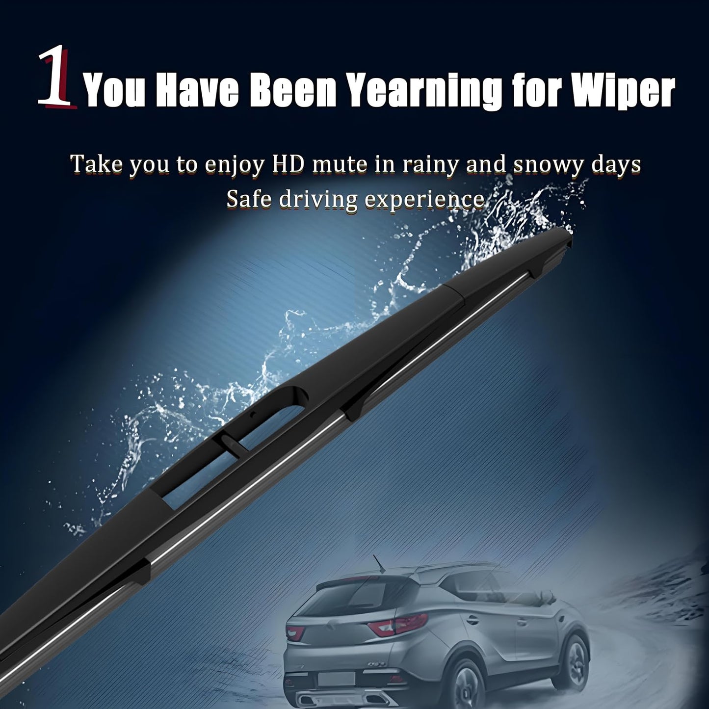 3 Wipers Factory Replacement For Ford Focus 2018 2017 2016 2015 2014 2013 2012 Original Equipment Windshield Wiper Blades Set 28"+28"+12" (Set of 3)