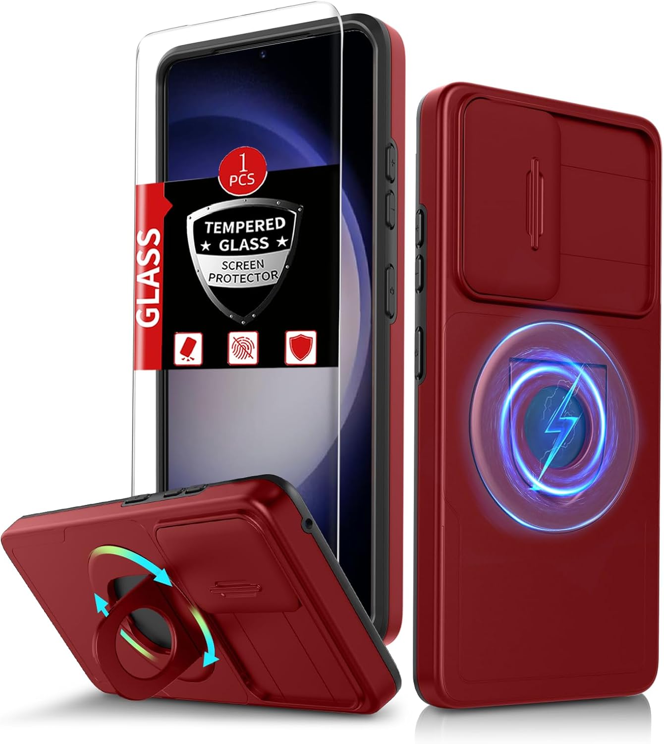 Samsung Galaxy S23 Ultra Case Magnetic Compatible with MagSafe Wireless Charging