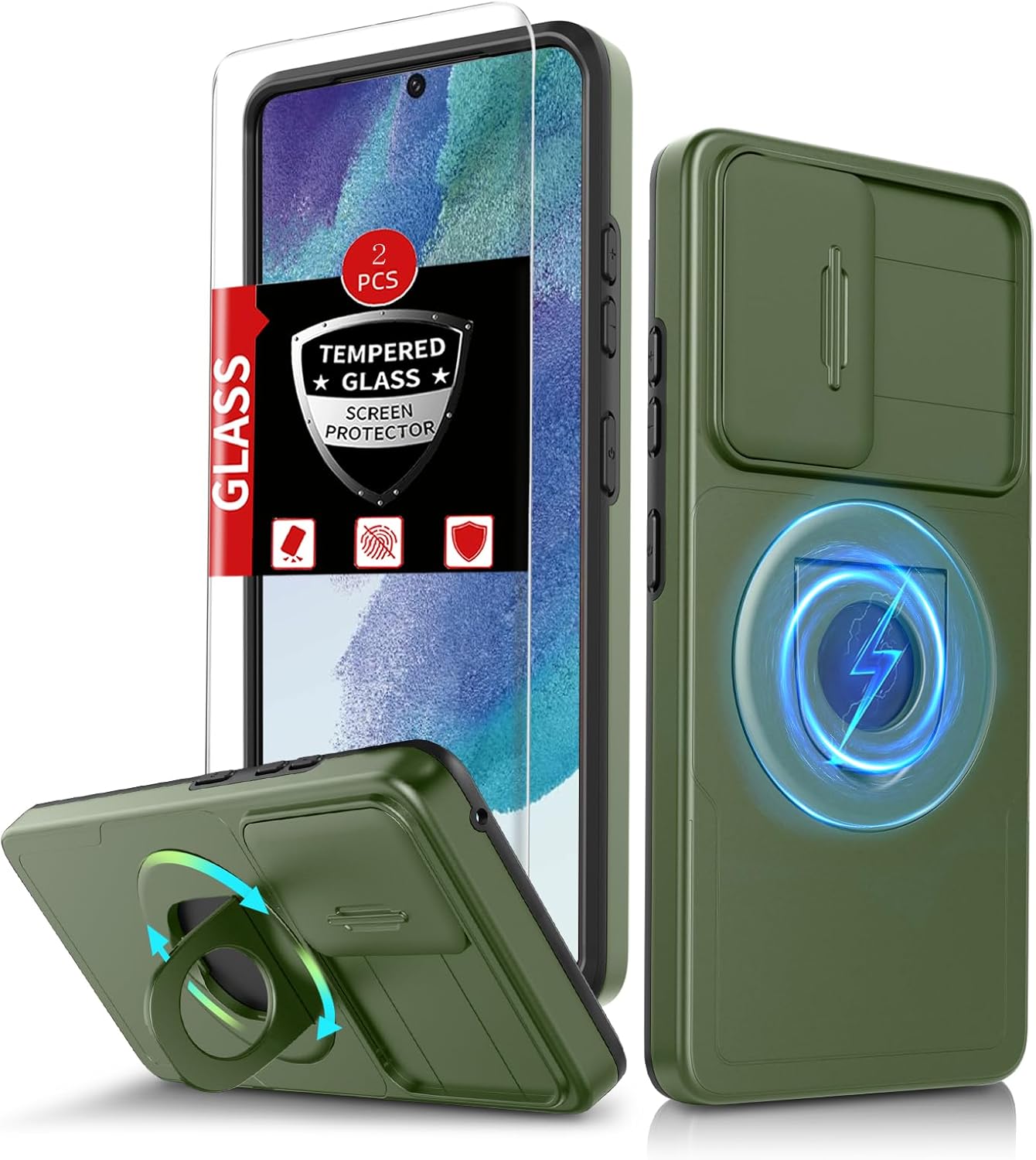 Samsung Galaxy S23 Ultra Case Magnetic Compatible with MagSafe Wireless Charging