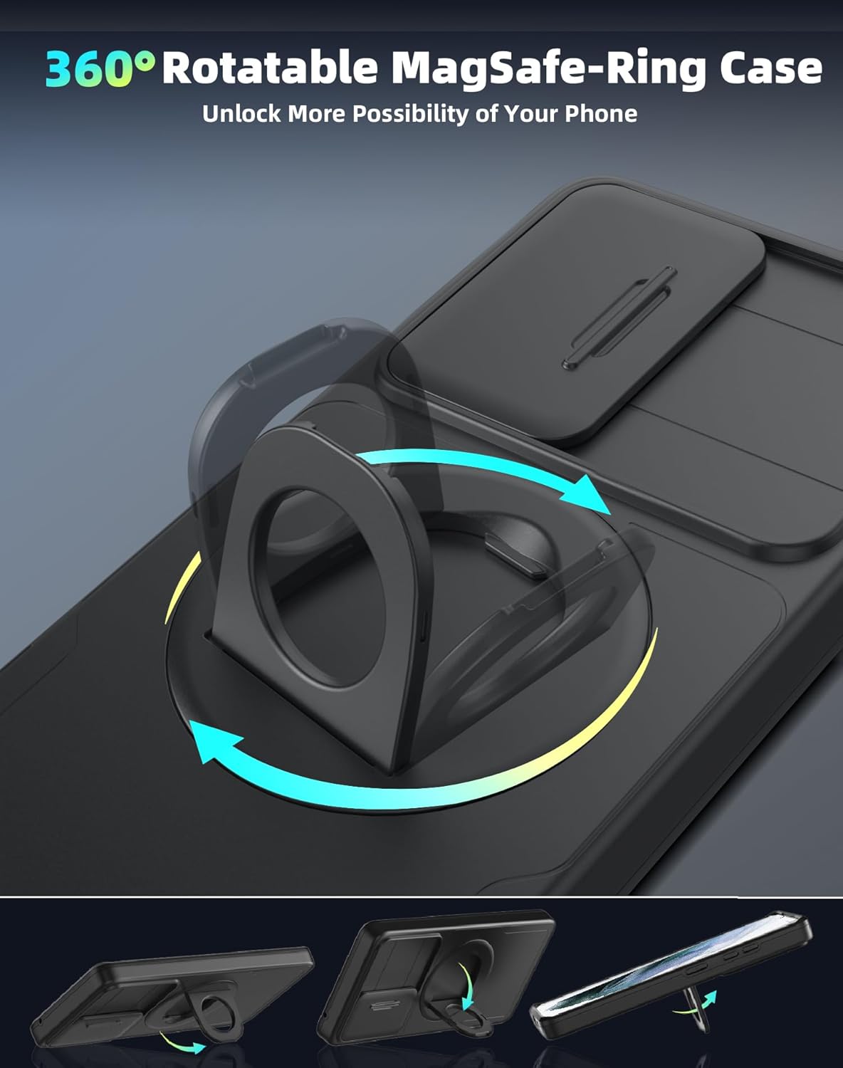 Samsung Galaxy S23 Ultra Case Magnetic Compatible with MagSafe Wireless Charging