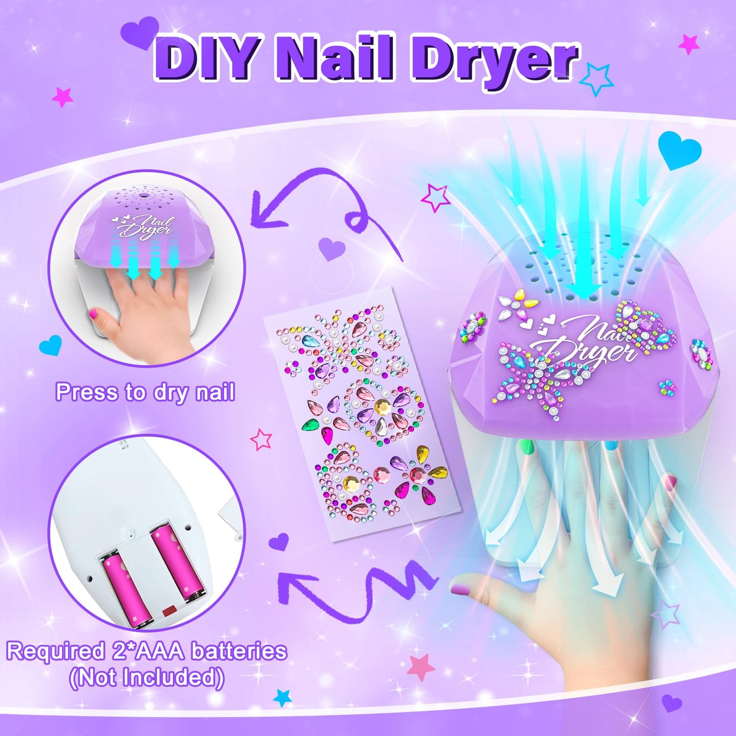 Kids Nail Polish Set for Girls Toys
