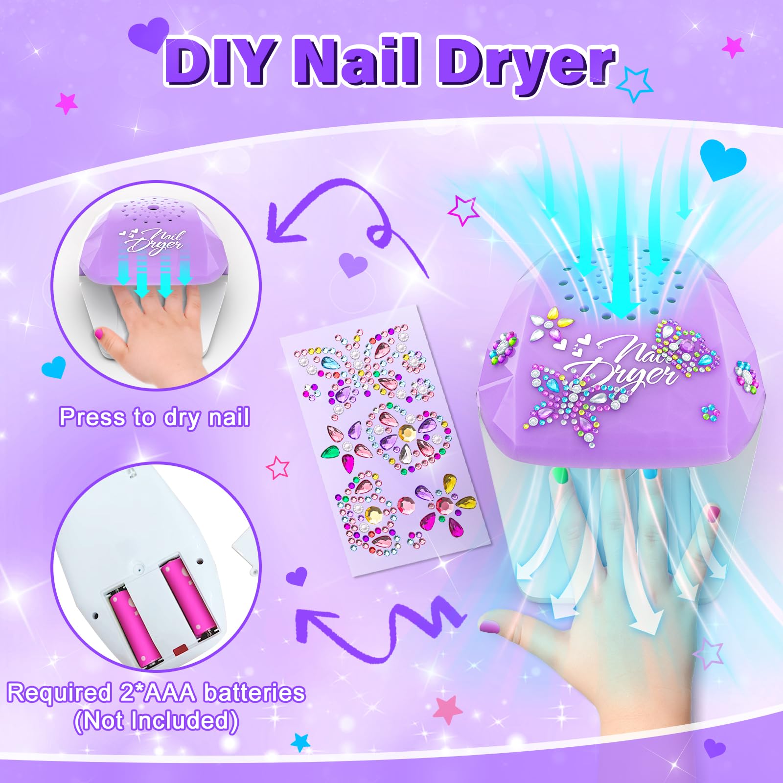 Kids Nail Polish Set for Girls Toys