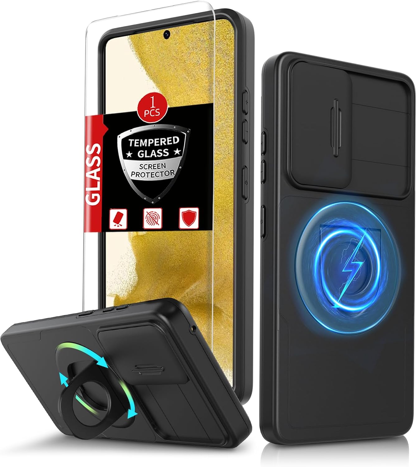 Samsung Galaxy S23 Ultra Case Magnetic Compatible with MagSafe Wireless Charging
