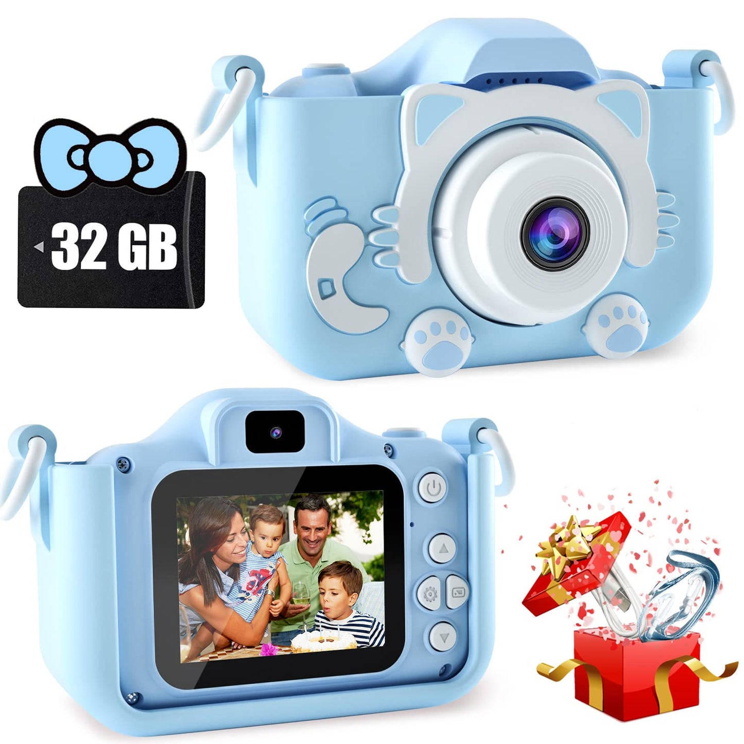 Kids Digital Camera for Toddler with Video