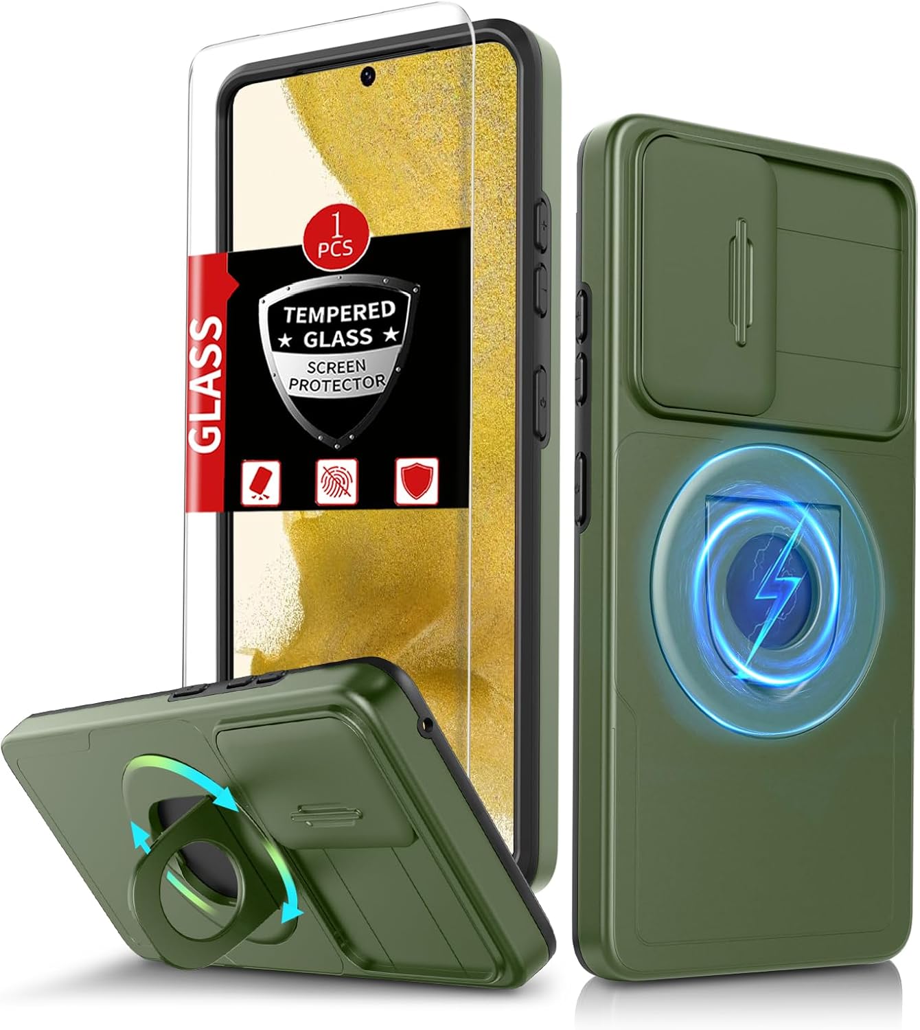 Samsung Galaxy S23 Ultra Case Magnetic Compatible with MagSafe Wireless Charging