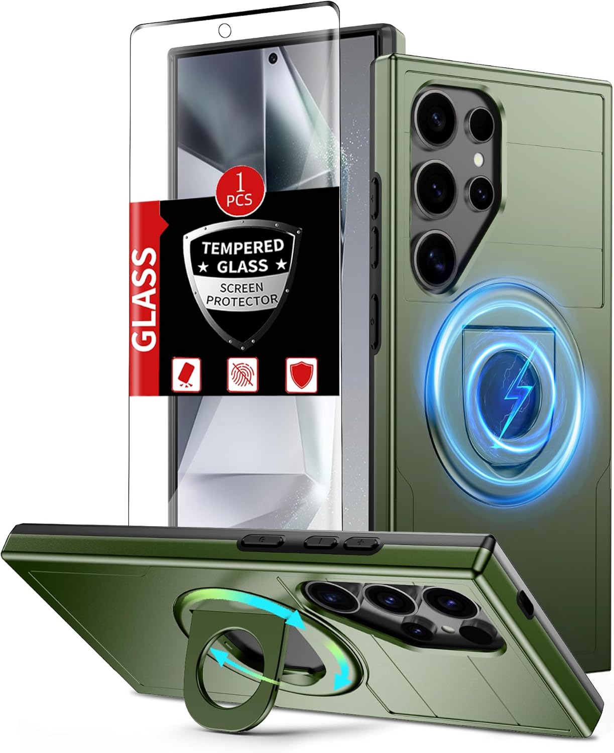 Samsung Galaxy S23 Ultra Case Magnetic Compatible with MagSafe Wireless Charging