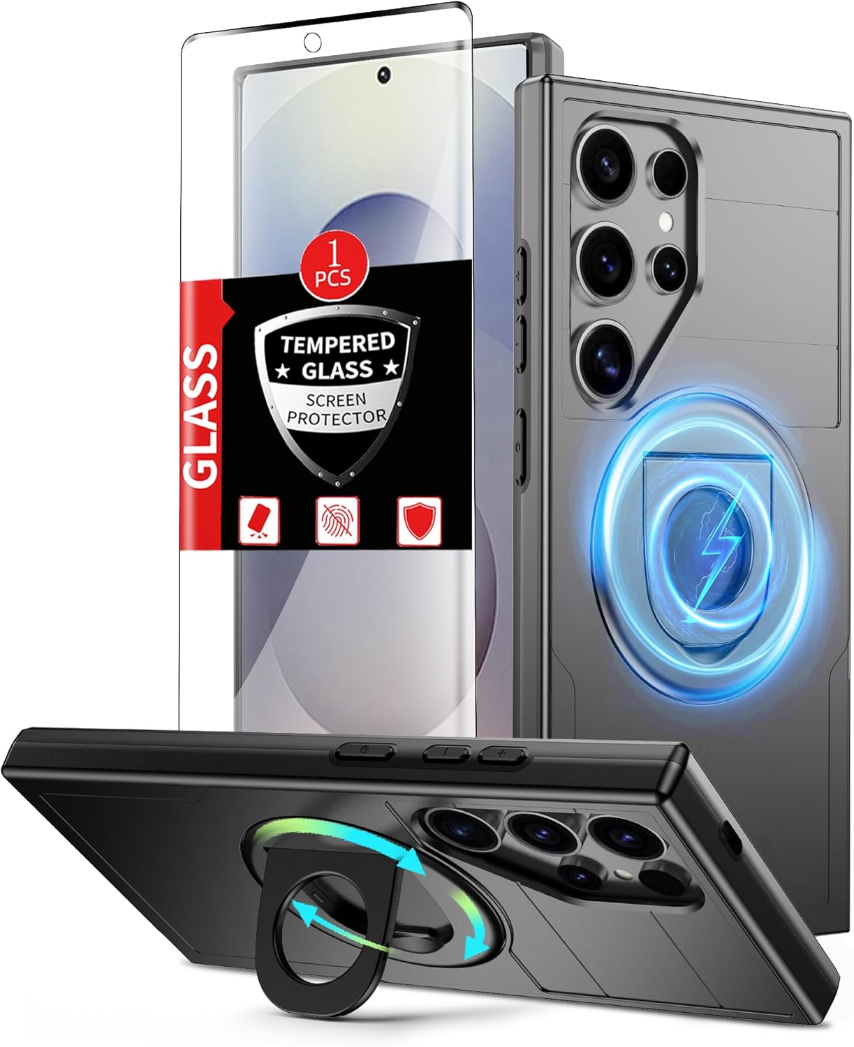 Samsung Galaxy S23 Ultra Case Magnetic Compatible with MagSafe Wireless Charging